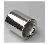 Embout Silencieux D'échappement Voiture Embout Tuyau Pour Mazda 3 Pour Atenza 6 Pour AXELA Pour CX-3 Pour CX-4 Pour CX-5 Pour CX7 Pour CX8 Pour CX5 Extrémités Tuyau D'échappement Voiture(Silver)