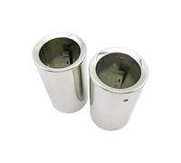 Embout Silencieux Échappement en Acier Inoxydable pour Mazda Mx5 2015 2016 2017 2018 2019-2023 MX-5 pour Miata(Argent 1 Paire)