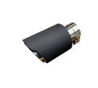 Embout Silencieux Embout D'échappement Universel En Acier Inoxydable Pour Voiture 1 Pièce Garniture En Fibre De Carbone Tuyaux D'échappement(51mm IN-114mm OUT)