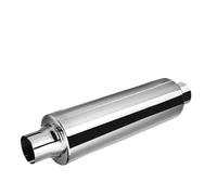 Embout Silencieux en Acier Inoxydable pour Tube Échappement Voiture 16 Pouces Long 2 Pouces 50 Mm