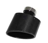 Embout Silencieux Voiture Buse Tuyau D'échappement, Décoration Universelle Ovale En Acier Inoxydable Inclinable 150mm À Gauche Et À Droite Embout Pot D’Échappement(Right 77MM)