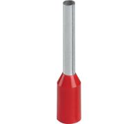 Embout simple dextrémité de câble Phoenix Contact AI 1 -10 RD 3200182 1 mm² x 10 mm partiellement isolé rouge 100 pc(s)
