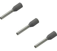 Embout simple dextrémité de câble Rittal AS 4050.731 0.75 mm² x 8 mm partiellement isolé gris 500 pc(s)