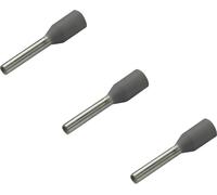 Embout simple dextrémité de câble Rittal AS 4050.731 0.75 mm² x 8 mm partiellement isolé gris 500 pc(s)