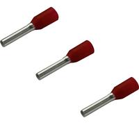 Embout simple d'extrémité de câble Rittal AS 4050.732 1 mm² x 8 mm partiellement isolé rouge 500 pc(s)