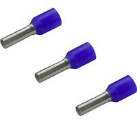Embout simple d'extrémité de câble Rittal AS 4050.734 2.5 mm² x 8 mm partiellement isolé bleu 500 pc