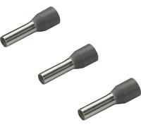 Embout simple dextrémité de câble Rittal AS 4050.735 4 mm² x 10 mm partiellement isolé gris 500 pc(s)