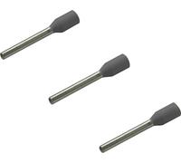 Embout simple dextrémité de câble Rittal AS 4050.738 0.75 mm² x 12 mm partiellement isolé gris 1000 pc(s)