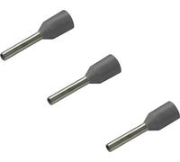 Embout simple dextrémité de câble Rittal AS 4050.743 0.75 mm² x 8 mm partiellement isolé gris 500 pc(s)