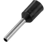Embout simple dextrémité de câble Vogt Verbindungstechnik 470408 1.50 mm² x 8 mm partiellement isolé noir 100 pc(s)