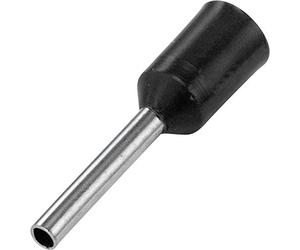 Embout simple dextrémité de câble Vogt Verbindungstechnik 470408 1.50 mm² x 8 mm partiellement isolé noir 100 pc(s)