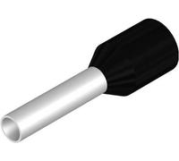 Embout simple dextrémité de câble Weidmüller H1,5/14D SW SP 1476330000 1.5 mm² x 8 mm partiellement isolé noir 100 pc(s)