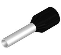 Embout simple dextrémité de câble Weidmüller H1,5/14D SW SP 1476330000 1.5 mm² x 8 mm partiellement isolé noir 100 pc(s)