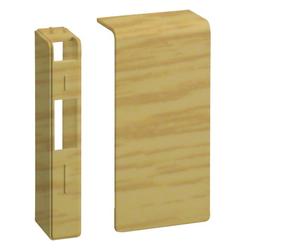 Embout SL20080 Chêne - MOULURES PLINTHES HAGER SL200806D5