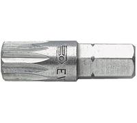 Embout standards série 2 pour vis à empreinte denture multiple XZN 28mm - FACOM - EV.206