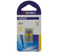 Embout Torsion Ph 3 L25 Blister De 2 - Tivoly