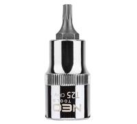 Embout Torx sur douille - NEO TOOLS - T25 - 55 mm - Acier au chrome-vanadium - Garantie 25 ans