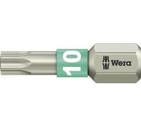 Embout Torx T 10 Wera 05071032001 acier inoxydable Forme (embouts): D 6.3