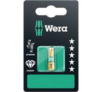 Embout Torx T 10 Wera 05134374001 Acier à outils allié, revêtement diamanté Forme (embouts): D 6.3 1 pc(s)