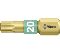 Embout Torx T 20 Wera 05 066104 001 Acier à outils allié, revêtement diamanté Forme (embouts): D 6.3 1 pc(s)