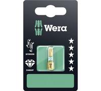 Embout Torx T 20 Wera 05134376001 Acier à outils allié, revêtement diamanté Forme (embouts): D 6.3 1 pc(s)