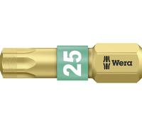 Embout Torx T 25 Wera 05 066106 001 Acier à outils allié, revêtement diamanté Forme (embouts): D 6.3 1 pc(s)