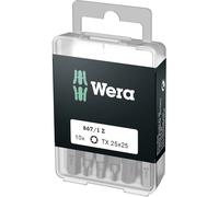 Embout Torx T 25 Wera 05072409001 Acier à outils allié, extra-rigide Forme
