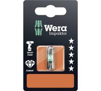 Embout Torx T 40 Wera 05073927001 Acier à outils allié, revêtement diamanté Forme (embouts): D 6.3
