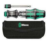 Embout tournevis avec pochette Wera Kraftform Kompakt 25 Noir
