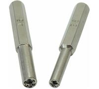 Embout tournevis - Gamebit - 3.8 mm et 4.5 mm - Acier trempé - Pack de 2