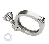 Embout Tri Clamp en acier inoxydable 304 - Raccord sanitaire robuste for applications artisanales, laitières et alimentaires(154mmx168mm)