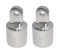 Embout Tube Bimini de Capote 20mm inox 316 ( Lot de 2 )