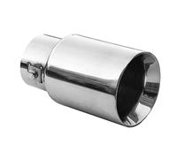Embout Tuyau De Sortie Pot D'échappement 50mm Diamètre Intérieur Acier Inoxydable Chrome