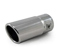 Embout Tuyau De Sortie Pot D'échappement 53mm Diamètre Intérieur Acier Inoxydable Chrome