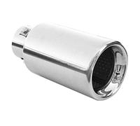 Embout Tuyau De Sortie Pot D'échappement 65mm Diamètre Intérieur Acier Inoxydable Chrome