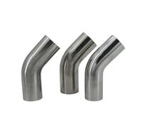 Embout Tuyau De Sortie Pot D'échappement Raccords Tuyauterie Sanitaire En Acier, Coudes À 45° Pour Tuyaux D'échappement Automobile Diamètre Extérieur 51 63 76 Mm canule echappement(19mm x1.5mm)