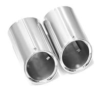 Embout Tuyau D'extrémité Pour X1 F48 Lot 2 Pièces Embout De Silencieux D'échappement(Argent)