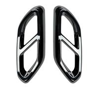 Embout Tuyau Pot D'échappement Embouts Voiture Silencieux Garniture Couvercle Tuyau D'échappement Pour Benz Classe GLC X254 W254 GLC260 GLC300 2023-2024(Noir)