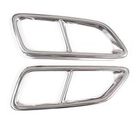 Embout Tuyau Pot D'échappement Garniture De Tuyau D'échappement Arrière Voiture Tuyaux D'extrémité Extérieurs Automatiques Pour Accord 2014-2017(Argent)