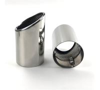 Embout Tuyau Sortie Pot D'échappement Pour Q7 4L SQ7 2006-2016 2X fin finition en acier inoxydable, queue d'échappement voiture, pointe silencieux arrière, couvercle tuyau d'échappement Tuyaux d'échap