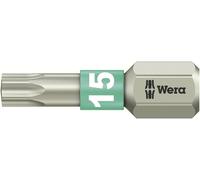 Embout TX TX 15 Wera 05071033001 acier inoxydable Forme (embouts): D 6.3 1 pc(s)