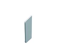 Embout Weitzel 133 en bois pour plinthe SLHW, utilisable gauche / droite