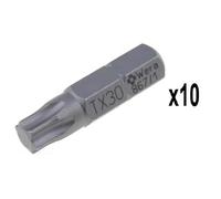 Embout - WERA - 867/1 Z TX W - 30x25 mm - Lot de 10 pcs - Torx