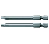 Embout Wera Torx 25 longueur 50mm 1 / 4 pouce 6 pans D6,3 dur carte avec 2 pces 867 / 4 Z TX 25 SB - 5073723001