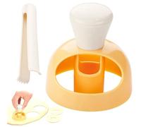 Embouteur de beignet avec pince à tremper, coupe-beignet antiadhésif, trou de bricolage, desserts réutilisables moule à gâteau biscuits pour le cadeau l'outil cuisson cuisine, pour