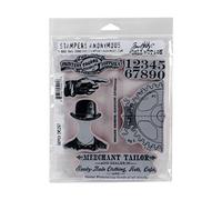 emboutisseurs Anonyme Tim Holtz étirable tampons 7 x 8.5-inch-Dapper