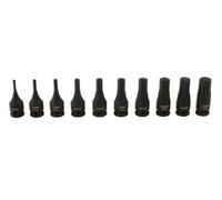 Laser 7838 Impact Hex Socket Bit Set 1/4" D 10pc