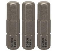 Embouts 6 pans T6L25 sachet de 3 Bosch