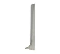 Embouts à droite Plinthe aluminium argent (H= 100 mm)
