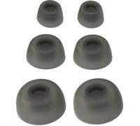 Embouts auriculaires en silicone pour Jabra Elite 75t / 65t / Active / Sport Evolve Manchon d'oreille confortable Gris-S+M+L